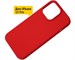 Панель-накладка Hardiz Liquid Silicone Case with MagSafe Red для iPhone 13 Pro. Изображение 5.
