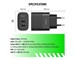 Зарядное устройство сетевое Dorten 2-Port USB Smart ID Power Adapter: PD3.0/PPS 35W 6A Black. Изображение 6.