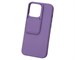 Панель-накладка Unbroke Soft Case With Camera Slider Purple для iPhone 13 Pro Max. Изображение 1.