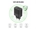 Зарядное устройство сетевое Dorten 2-Port USB Smart ID Power Adapter: PD3.0/PPS 35W 6A Black. Изображение 7.