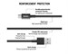 Кабель USB Dorten USB-C to USB Cable Classic Series 1 м Black. Изображение 3.