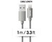 Кабель USB Dorten Lightning to USB Cable Leather Series 1 м Gray. Изображение 6.