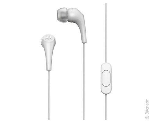 Наушники с микрофоном Motorola Earbuds 2 In-Ear Heaphones White. Изображение 1.