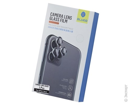 Стекло защитное на заднюю камеру Blueo Camera Lens Glass Film для Apple iPhone 11. Изображение 1.