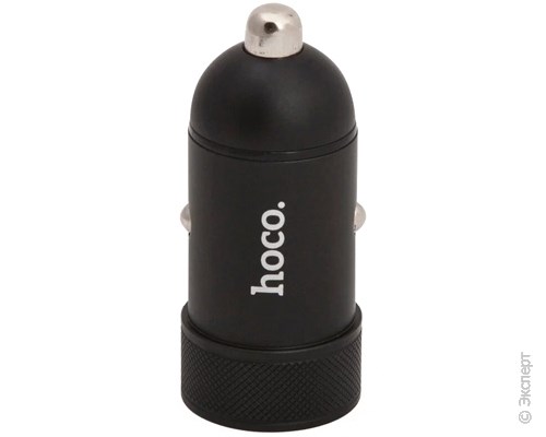 Зарядное устройство USB автомобильное HOCO Z32B Double Fast Charge 20W Black. Изображение 4.