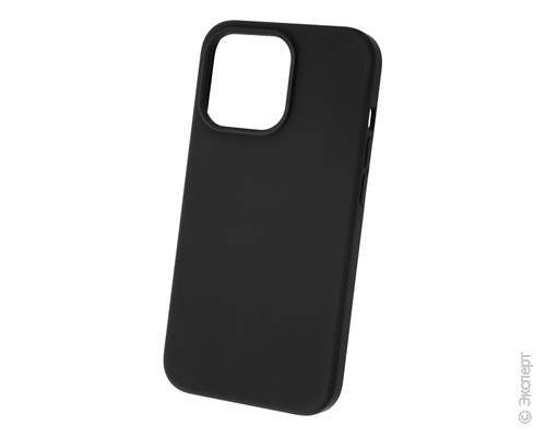 Панель-накладка Hardiz Liquid Silicone Case with MagSafe Black для iPhone 13 Pro. Изображение 1.