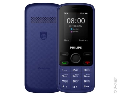 Philips Xenium E111 Blue. Изображение 1.