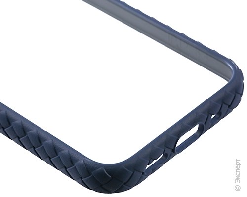 Панель-накладка Hardiz Weaved Crystal Case Blue для iPhone 12 mini. Изображение 4.