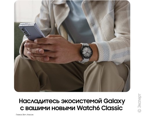 Samsung Galaxy Watch 6 Classic SM-R960 47mm Silver. Изображение 8.