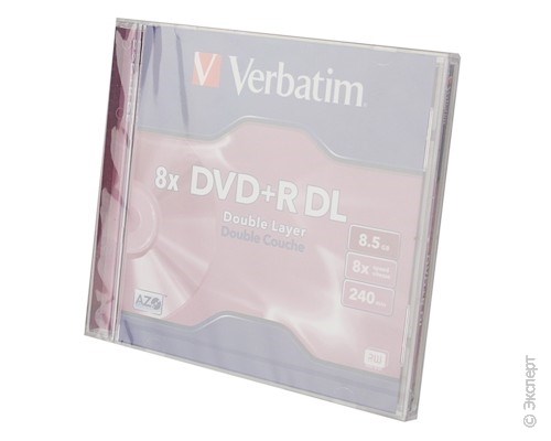 Диск Verbatim DVD+R DL 8.5Gb 8x. Изображение 1.