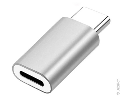 Адаптер Ligtning - USB Type-C Prime Line Silver. Изображение 1.