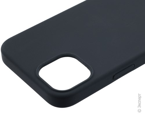 Панель-накладка Hardiz Liquid Silicone Case with MagSafe Black для iPhone 13. Изображение 4.