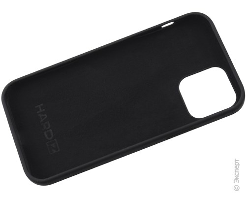 Панель-накладка Hardiz Liquid Silicone Case Black для iPhone 12 / 12 Pro. Изображение 2.