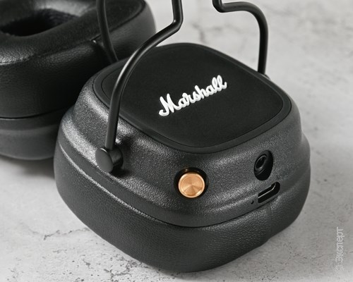 Беспроводные наушники с микрофоном Marshall Major IV Black. Изображение 7.