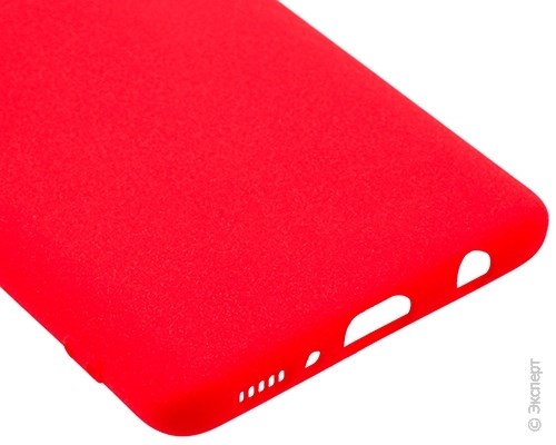 Панель-накладка NewLevel Fluff TPU Hard Red для Samsung Galaxy A41. Изображение 4.