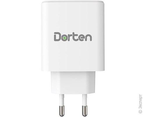 Зарядное устройство сетевое Dorten 3 USB Smart ID Quick Charger 30W 2.4A White. Изображение 2.