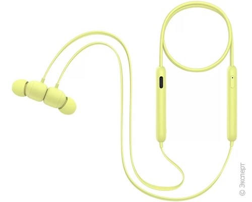 Беспроводные наушники с микрофоном Beats Flex All-Day Wireless Yuzu Yellow. Изображение 4.