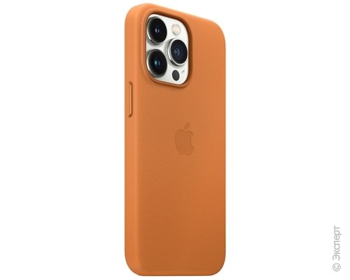 Панель-накладка Apple Silicone Case with MagSafe Marigold для iPhone 13 Pro. Изображение 2.