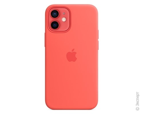 Панель-накладка Apple Silicone Case with MagSafe Pink Citrus для iPhone 12 mini. Изображение 1.