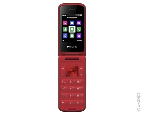 Philips Xenium E255 Red. Изображение 1.