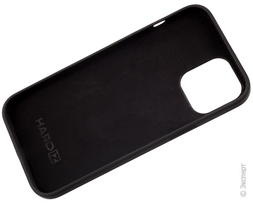 Панель-накладка Hardiz Liquid Silicone Case Black для iPhone 12 Pro Max. Изображение 2.
