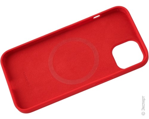 Панель-накладка Hardiz Liquid Silicone Case with MagSafe Red для iPhone 13. Изображение 2.