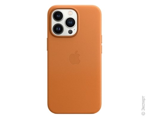 Панель-накладка Apple Silicone Case with MagSafe Marigold для iPhone 13 Pro. Изображение 1.
