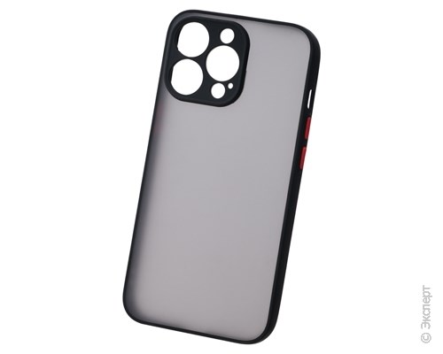 Панель-накладка Unbroke Matt&color Case With Camera Protection Black для iPhone 13 Pro. Изображение 1.