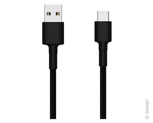 Кабель USB Xiaomi USB to USB-C Braided Cable SJV4109GL 1м Black. Изображение 1.