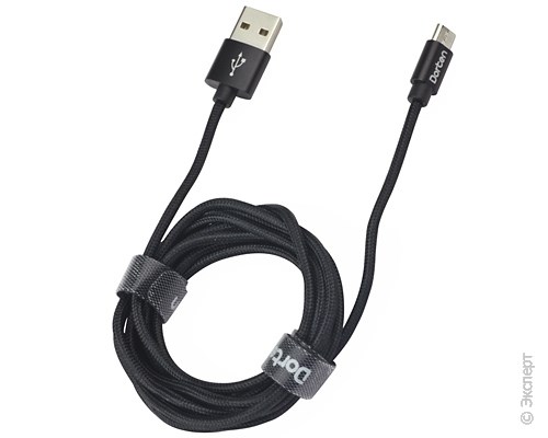 Кабель USB Dorten Micro USB to USB Cable Metallic Series 2 м Black. Изображение 2.