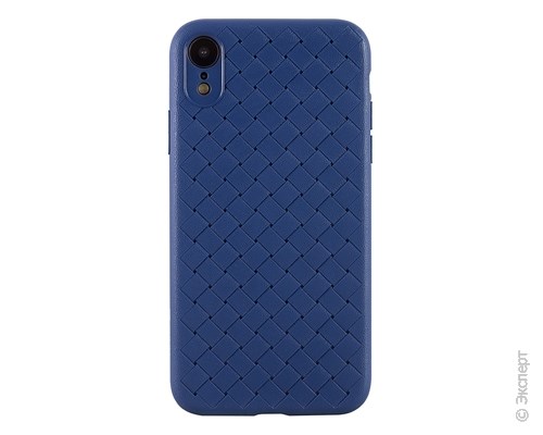 Панель-накладка Hardiz Weawed Case Navy Blue для Apple iPhone XR. Изображение 1.