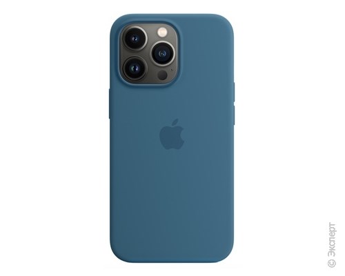 Панель-накладка Apple Silicone Case with MagSafe Blue Jay для iPhone 13 Pro. Изображение 1.