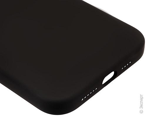 Панель-накладка Hardiz Liquid Silicone Case Black для iPhone 12 Pro Max. Изображение 4.