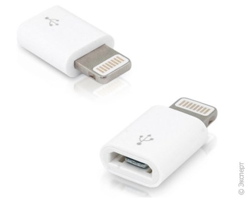 Адаптер Lightning - Micro USB Prime Line White. Изображение 3.