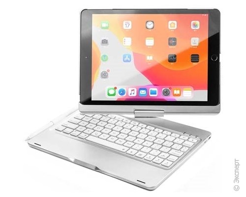 Чехол с клавиатурой Barn&Hollis УТ000019297 Silver для Apple iPad 10.2 (2019). Изображение 1.
