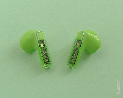 Беспроводные наушники с микрофоном Dorten EarPods Ghost Green. Изображение 5.