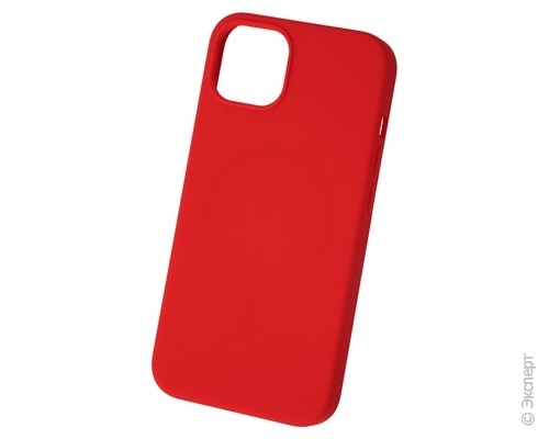 Панель-накладка Hardiz Liquid Silicone Case with MagSafe Red для iPhone 13. Изображение 1.