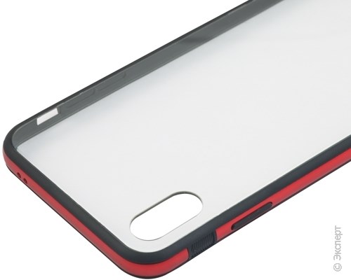 Панель-накладка Uniq Valencia Clear/Red для Apple iPhone XS Max. Изображение 3.