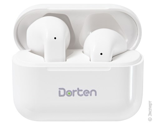 Беспроводные наушники с микрофоном Dorten EarPods Mini White. Изображение 1.