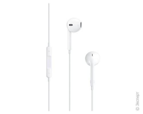 Наушники с микрофоном Apple EarPods with Remote and Mic MNHF2ZM/A. Изображение 1.