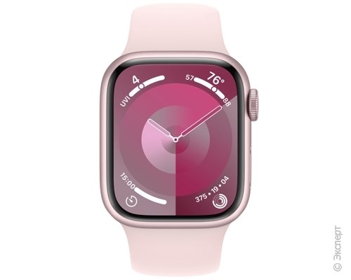 Apple Watch Series 9 Aluminum Case Pink 41mm with Sport Band M/L. Изображение 2.