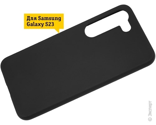 Панель-накладка Gresso Меридиан Black для Samsung Galaxy S23. Изображение 6.