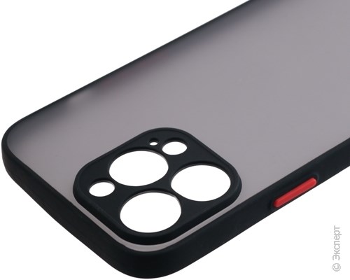 Панель-накладка Unbroke Matt&color Case With Camera Protection Black для iPhone 13 Pro. Изображение 3.