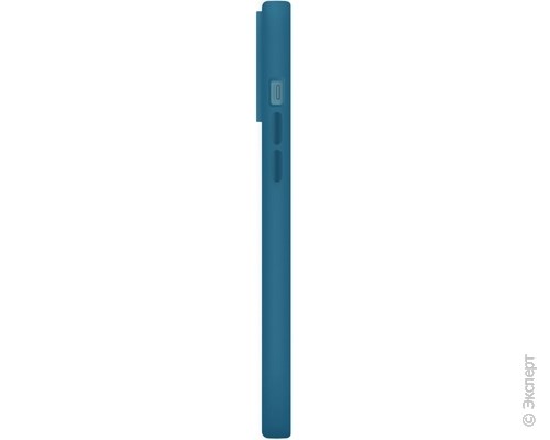 Панель-накладка Uniq Lino with MagSafe Blue для iPhone 13. Изображение 4.