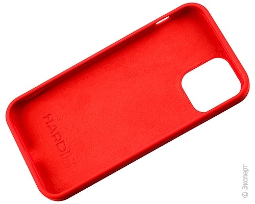 Панель-накладка Hardiz Liquid Silicone Case Red для iPhone 12 mini. Изображение 2.