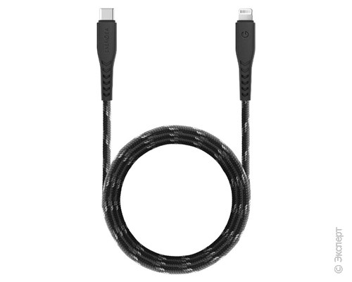 Кабель USB EnergEA NyloFlex Type-C to Lightning PD CBL-NFCL-BLK150 1,5 м Black. Изображение 1.