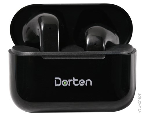 Беспроводные наушники с микрофоном Dorten EarPods Mini Black. Изображение 1.