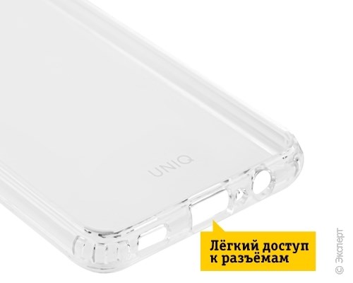 Панель-накладка Uniq LifePro Xtreme Clear для Samsung Galaxy A12. Изображение 8.