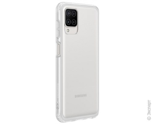 Панель-накладка Samsung Soft Clear Cover Transparent для Samsung Galaxy A12. Изображение 3.