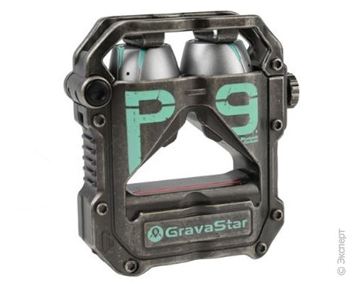 Беспроводные наушники с микрофоном GravaStar Sirius Pro War Damaged Gray. Изображение 3.
